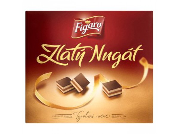 Figaro Золотая нуга ореховая в горьком шоколаде 165 г